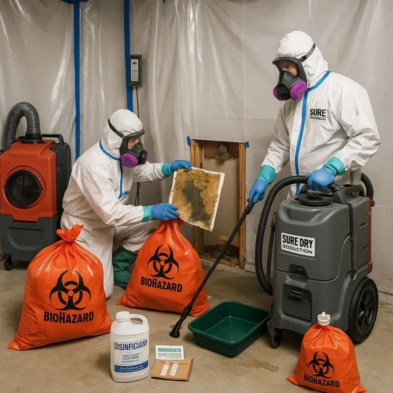 Contaminated Water Handling Protocols process in Moore County, TX